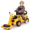 Toddler Ride on Car with Adjustable Roller and Under-Seat Storage-Yellow